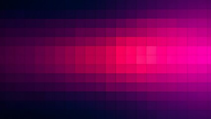 Vibrant Digital Grid with Gradient Glow from Deep Blue to Bright Magenta Pink