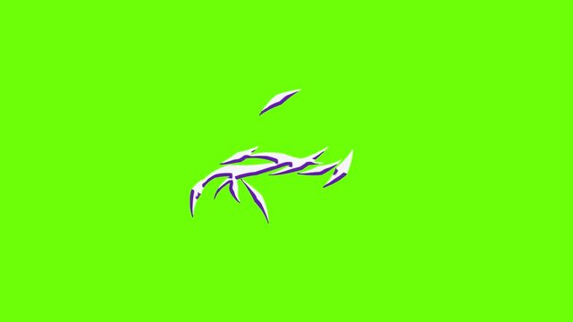 4K Cartoon Electric FX & Shape Elements &ndash; Green Screen Animation