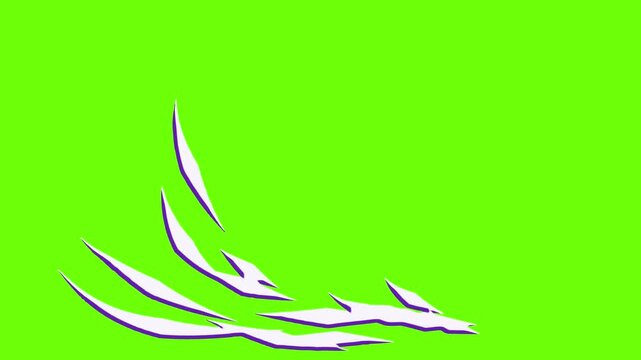 4K Cartoon Electric FX & Shape Elements &ndash; Green Screen Animation