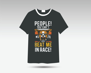 Cartoon Puppy T-Shirt Design &ndash; Funny Dog Saying Vector Print