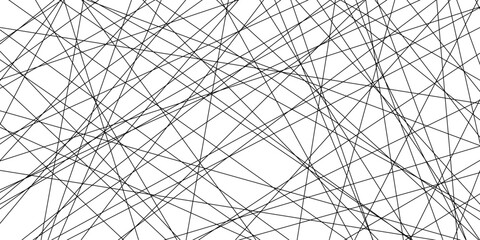 Seamless luxury geometric premium black random chaotic scribble lines on transparent background. Abstract white background colorful lines. Futuristic digital smoke motion backdrop technology texture.	