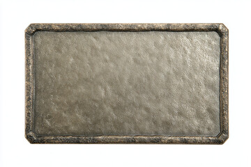 Fototapeta premium a metal plate with a metal frame on it