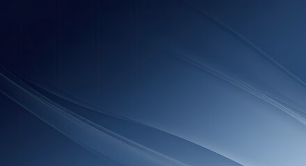 Elegant Blue Abstract Background with Flowing Lines and Subtle Gradients