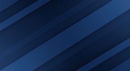 Obraz premium Elegant dark blue abstract background with diagonal lines and subtle shadows creating a modern and