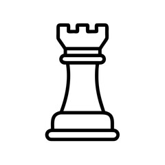 chess rook vector illustrator