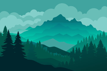 Fototapeta premium mountains in the mountains