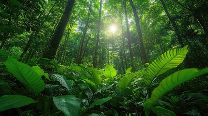 Biodiversity conservation efforts including forest restoration, species protection, and habitat preservation initiatives emphasizing the importance of protecting ecosystems for future generations.