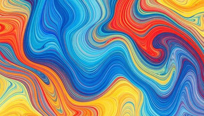 Abstract swirl of vibrant colors (3)