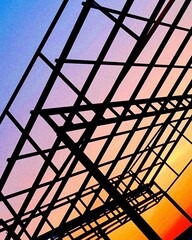 abstract background with metal grid