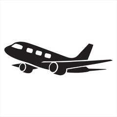 vector illustration of airplane