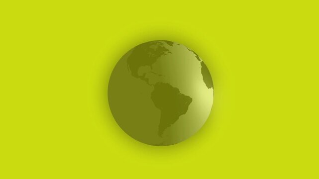 abstract gray globe planet earth. Elegant globe rotation for global business presentation.