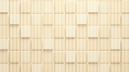 Geometric Harmony: Modern Wooden Cubes Create Depth and Texture
