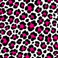 Fototapeta premium Seamless Pink Leopard Skin Pattern for Fashion Prints, Posters, Covers and Wallpapers icon