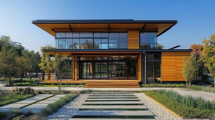 Architects design eco-friendly buildings using passive heating recycled materials green insulation and efficient layouts creating energy-efficient sustainable architectural projects