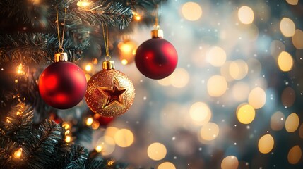 Christmas tree baubles