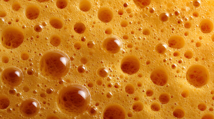 Macro of Foam Texture: A highly detailed macro shot reveals the intricate patterns and textures of a dense, foamy substance, highlighting the play of light and shadow.
