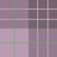 Geometric grid patterns with varying shades of purple and thin green lines intersecting. The arrangement creates a symmetrical design with a modern, abstract feel.
