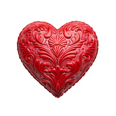 Ornate Red Heart Romantic Decor Valentines Day Love