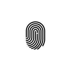Unique Identification Fingerprint Scan Biometric Authentication Security System Access Control Identity Verification Technology on Transparent Background Vector