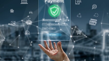 Secure online payment, safe e-commerce transactions, digital payment solutions, online financial security, and electronic payment systems ensuring smooth business continuity. Muxer
