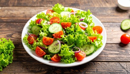 vegetable  green healthy salad 