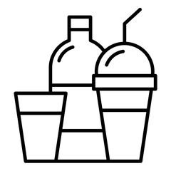 beverages vector icon