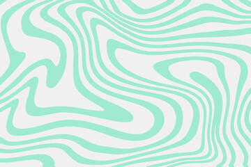 Abstract Wavy Line Background: Fluid Liquid Marble Pattern