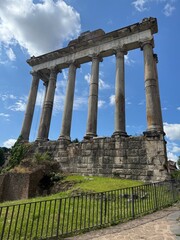 Fototapeta premium ruins of ancient roman temple
