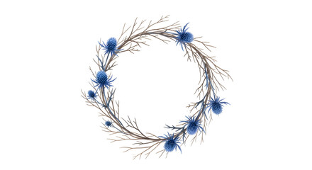 Floral wreath design