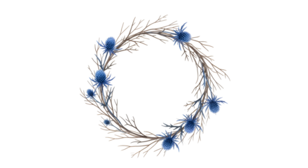 Floral wreath design