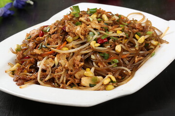 Chinese cuisine, Cantonese cuisine, farmhouse stir fried vermicelli