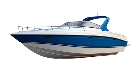 speed boat, cutout .png