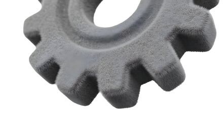 Gray gear detail