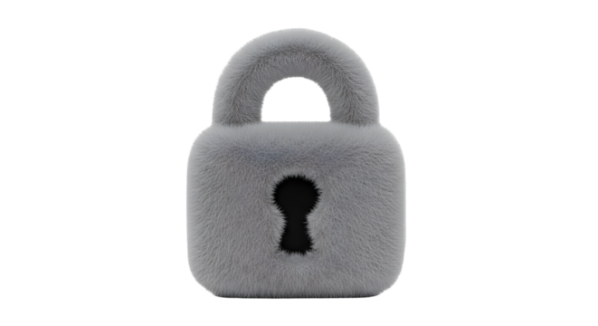 Gray padlock on black background - Powered by Adobe
