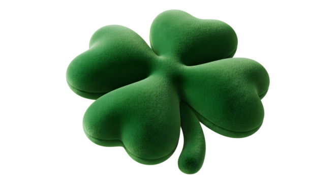 Green cloverleaf symbol