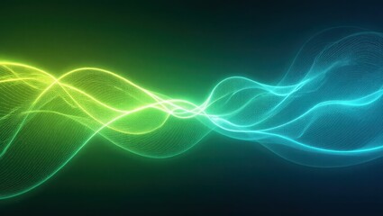 Vibrant Light Trails Flow Through the Darkness with Grace