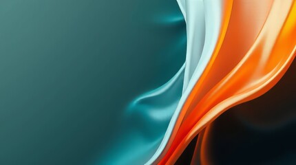 Obraz premium Illustration of abstract background with dynamic curves and vibrant colors for modern design