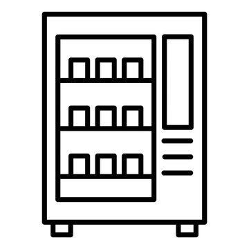 vending machine vector icon