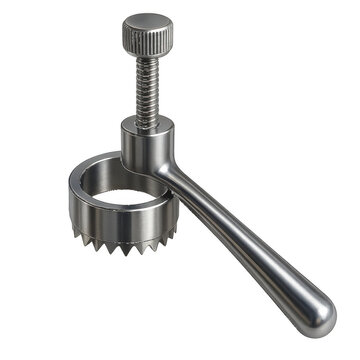 Surgical Corneal Trephine Instrument isolated on a transparent background medical