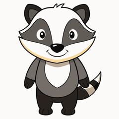 Fototapeta premium cat, animal, cartoon, vector, illustration, kitten, pet, cute, mammal, black, art, character, dog, drawing, kitty, fun, bird, funny, feline, smile, design, monster, happy, baby, love