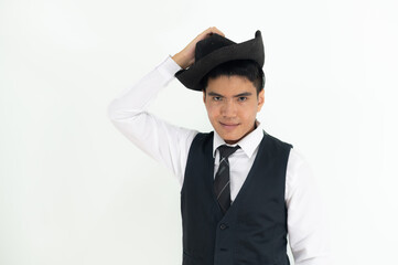 Businessman in uniform