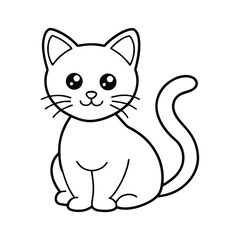 black cat cartoon