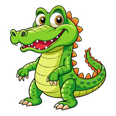 Fototapeta premium cartoon crocodile cartoon