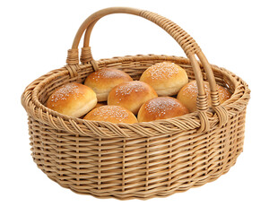 Enjoy fresh golden buns sprinkled with salt served in a rustic woven basket perfect for breakfast, brunch, or holiday gatherings