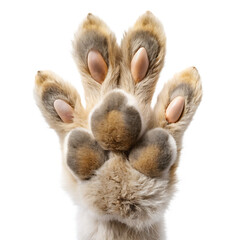 rabbit foot isolated on white background  cutout  .png