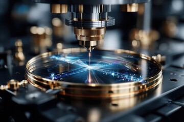 Advanced laser technology in action at a precision manufacturing facility in October