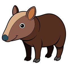 Naklejka premium illustration of cartoon horse