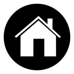 Home Icon. House symbol. Real Estate objects and houses black icons, Vector illustration.