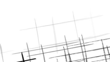 abstract background with disappearing black lines on white background