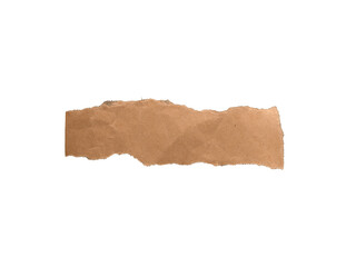 torn paper strip PNG, recycled brown paper aesthetics